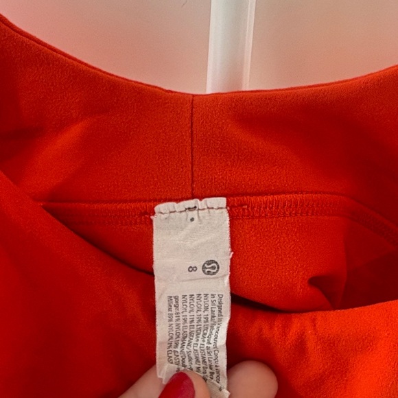 bright orange lululemon align bra - Picture 3 of 4